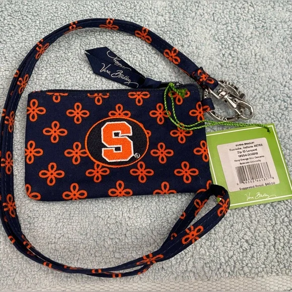Vera Bradley Syracuse Collegiate Lanyard Wallet - Picture 14 of 14